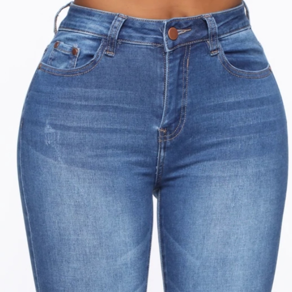 Fashion Nova Light blue jeans